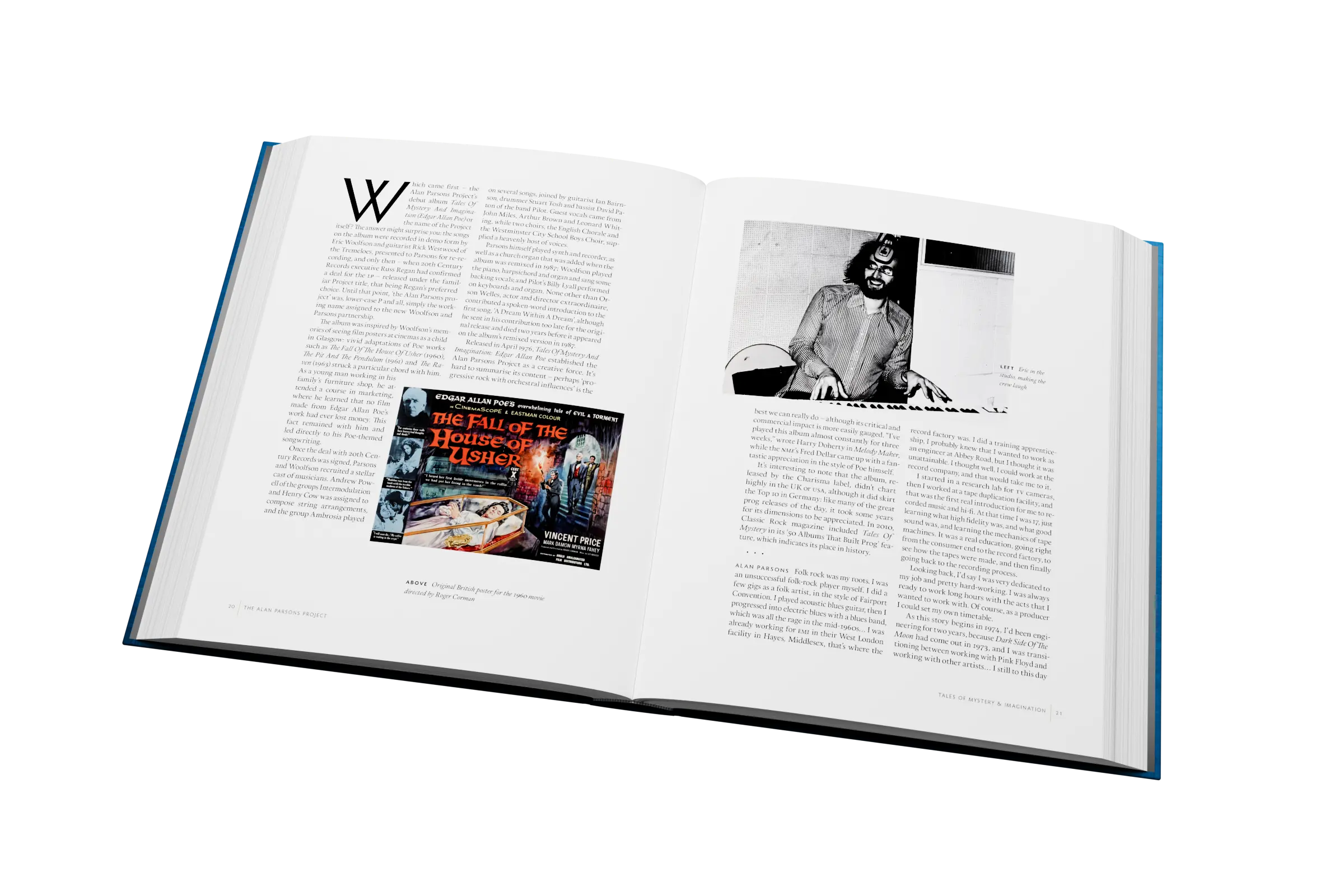Alan Parsons Project official illustrated book, published by Rocket 88