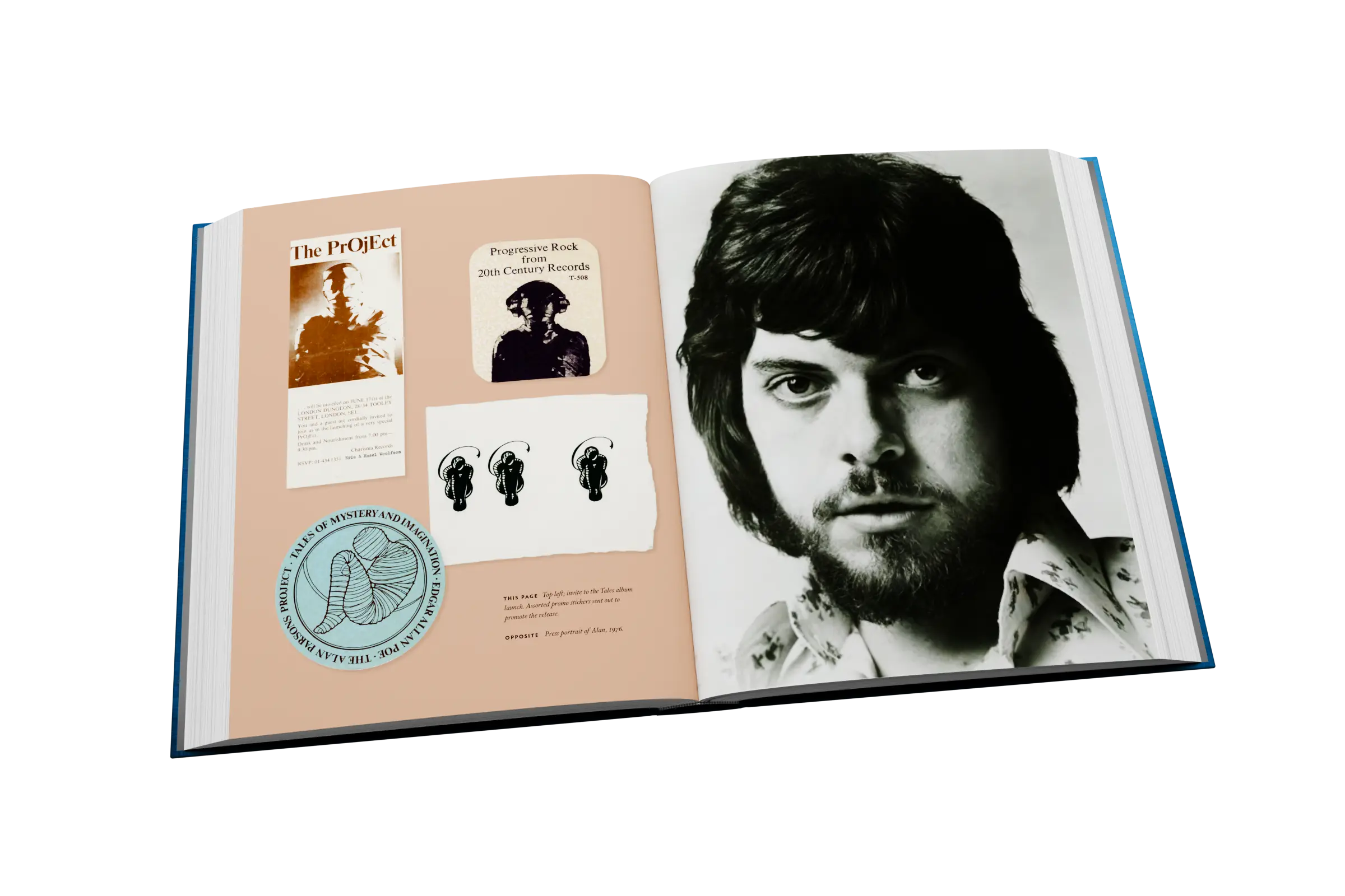 Alan Parsons Project official illustrated book, published by Rocket 88