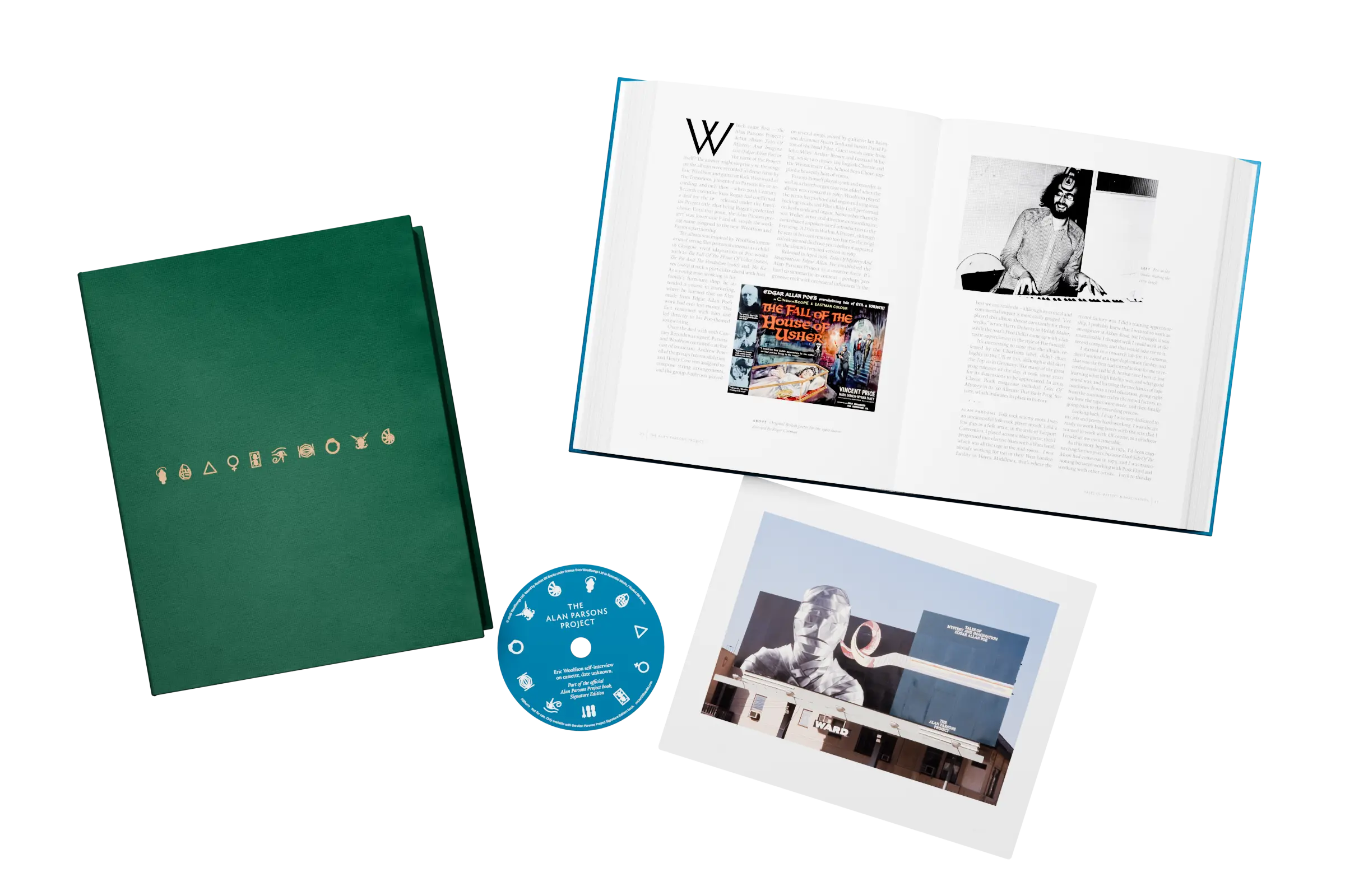 Alan Parsons Project official illustrated book, published by Rocket 88