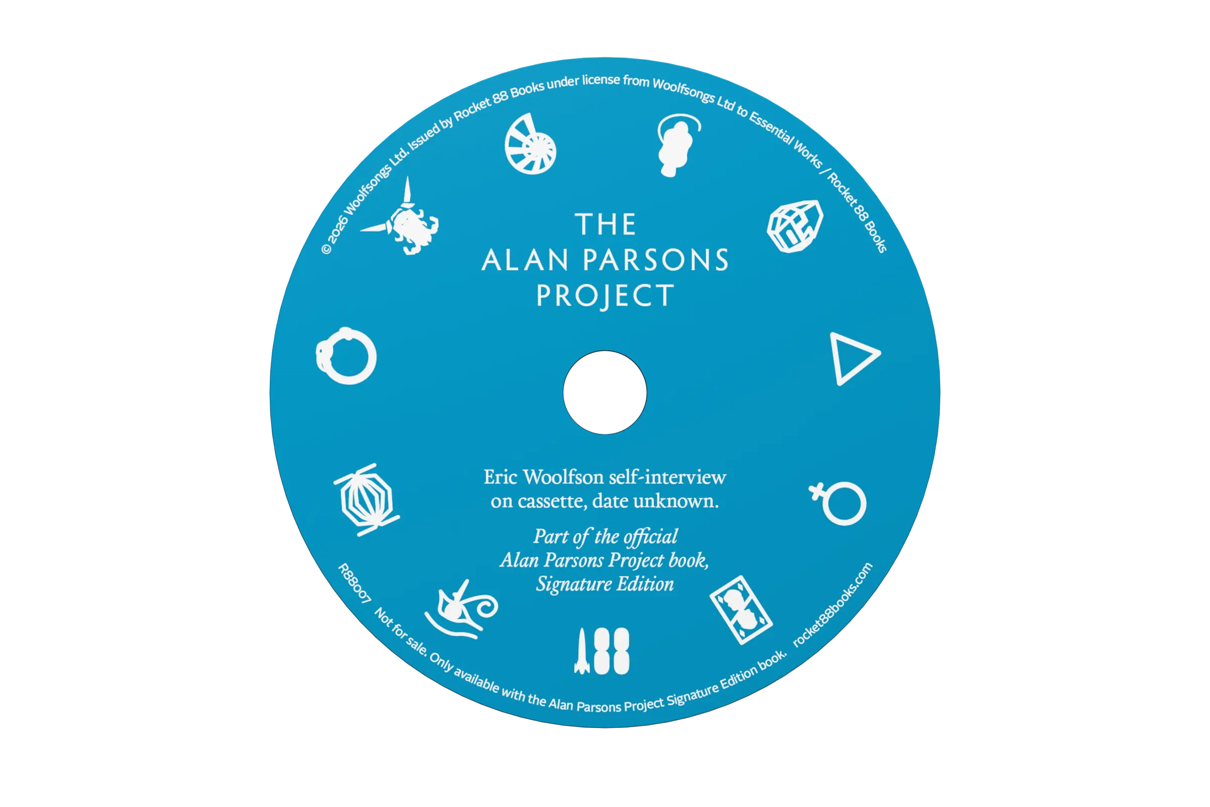 Alan Parsons Project official illustrated book, published by Rocket 88
